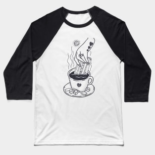 I Like My Coffee With Good Music Taste Baseball T-Shirt
